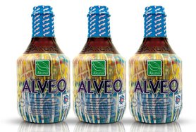 Oryginalny Alveo Grape 950ml x3 butelki Akuna winogronowy