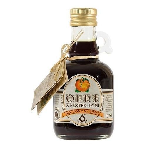 Olej z pestek dyni 250ml Oleofarm na zimno tłoczony (1)