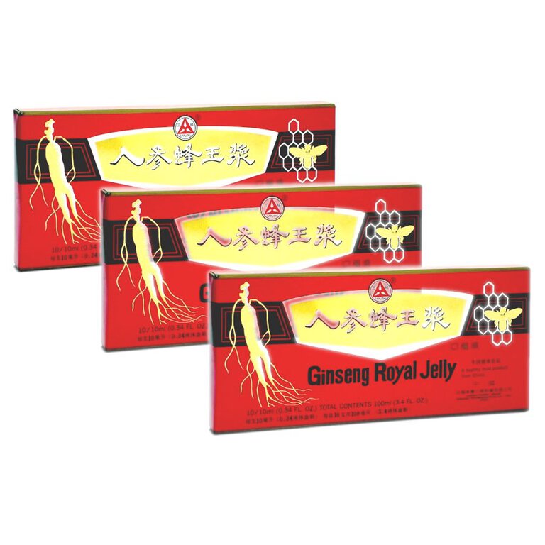 Ginseng Royal Jelly ampułki Meridian - pakiet 3x10 ampułek (1)